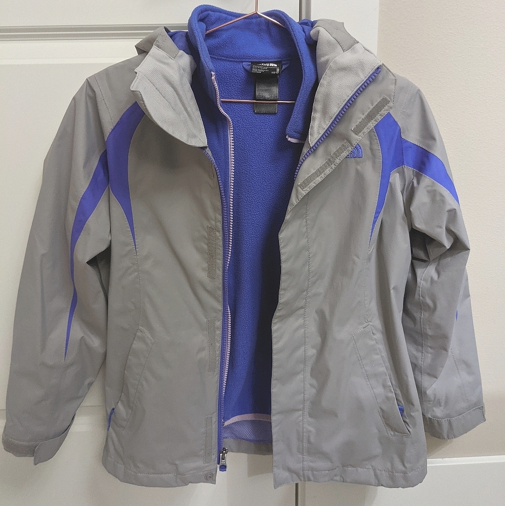 North face girls hoodie jacket